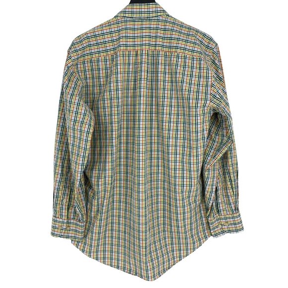 T.HARRIS LONDON Tattersall Plaid Button Down Shirt - Picture 11 of 16
